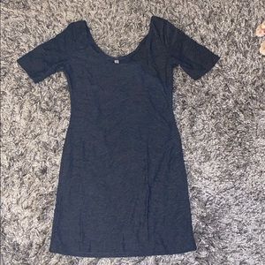 Dark Gray Bodycon Dress